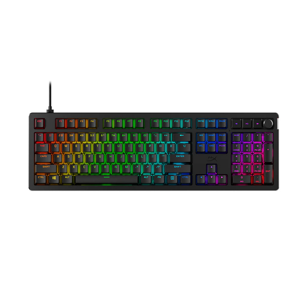 A Photo Of HyperX Alloy Rise - Ultimate Toolless Customizable RGB Gaming Keyboard with Red Switch