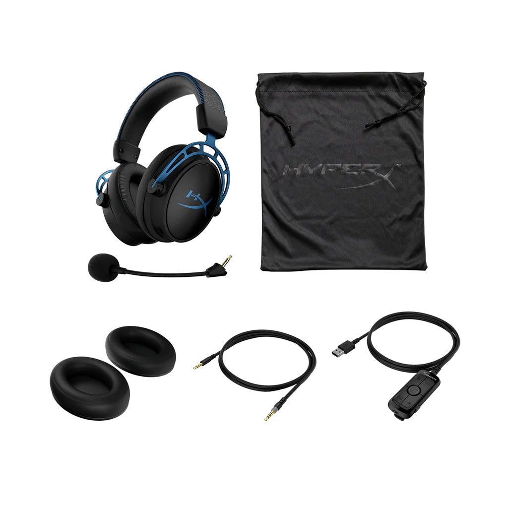 HyperX Cloud Alpha S Gaming Headset - Blue, 32612198023420, Available at 961Souq