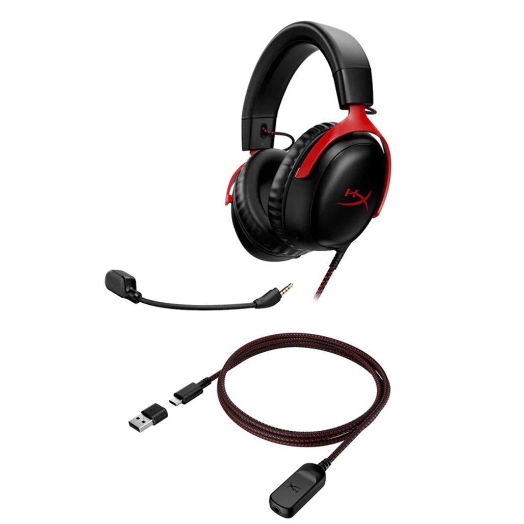 HyperX Cloud III Wired Gaming Headset, 32861425926396, Available at 961Souq
