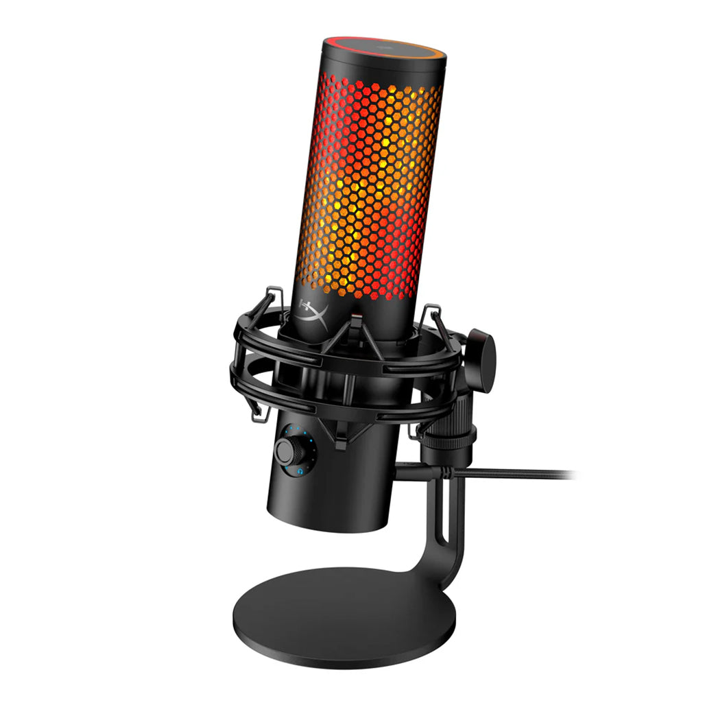 A Photo Of HyperX QuadCast 2 S - Advanced USB Microphone with Customizable aRGB Lighting and Superior Audio Quality