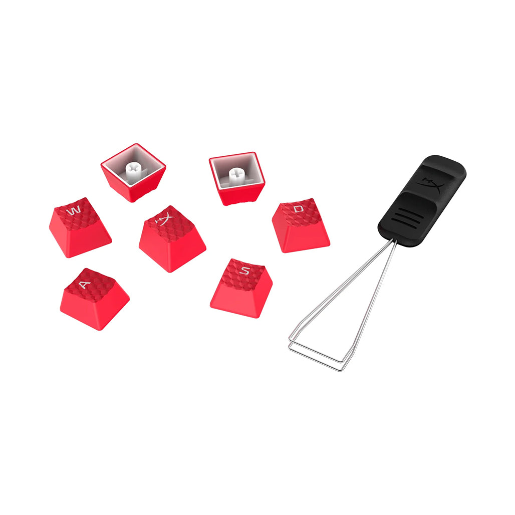 A Photo Of HyperX Rubber Keycaps - Gaming Accessory Kit - Red