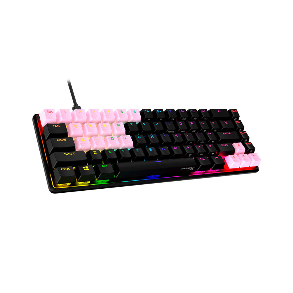 A Photo Of HyperX Rubber Keycaps - Gaming Accessory Kit - Pink