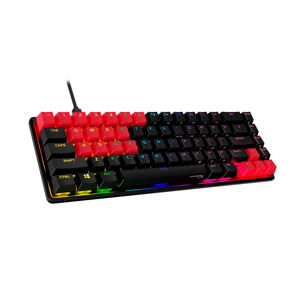 A Photo Of HyperX Rubber Keycaps - Gaming Accessory Kit - Red