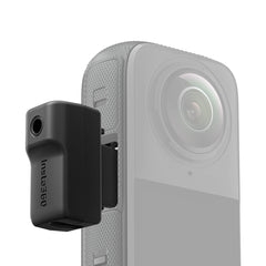 A Photo Of Insta360 X4 Mic Adapter – Invisible 360° Audio Recording with Simultaneous Charging