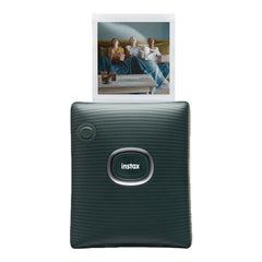 A Photo Of Fujifilm Instax Square Link Smartphone Printer - Midnight Green, AR Effects, 3-color Printing