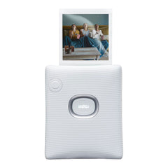 A Photo Of Fujifilm Instax Square Link Smartphone Printer - White, AR Effects, High-Speed Printing