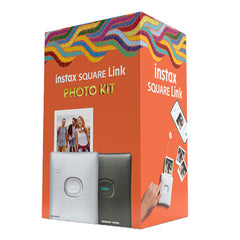 A Photo Of Fujifilm Instax Square Link Smartphone Printer - White, AR Effects, High-Speed Printing