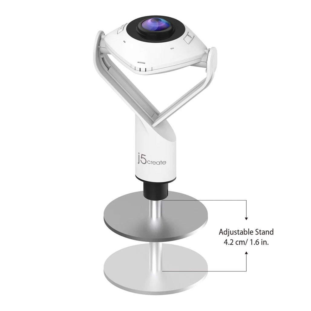 Powerology 1080p Webcam with 5x Digital Zoom - Black