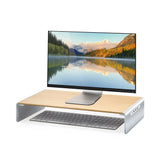 J5Create JCT425 Wood Monitor Stand with Docking Station