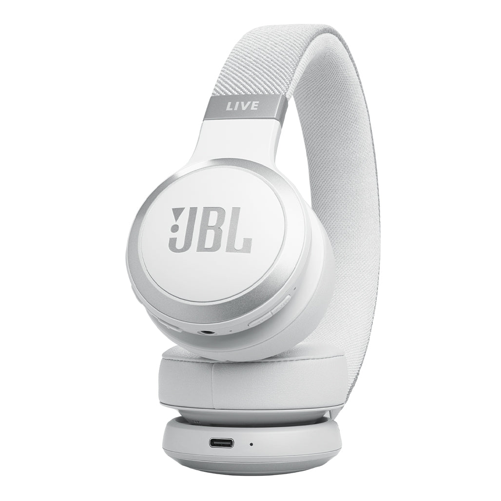 JBL Live 670NC Wireless – - White On-Ear Headphones