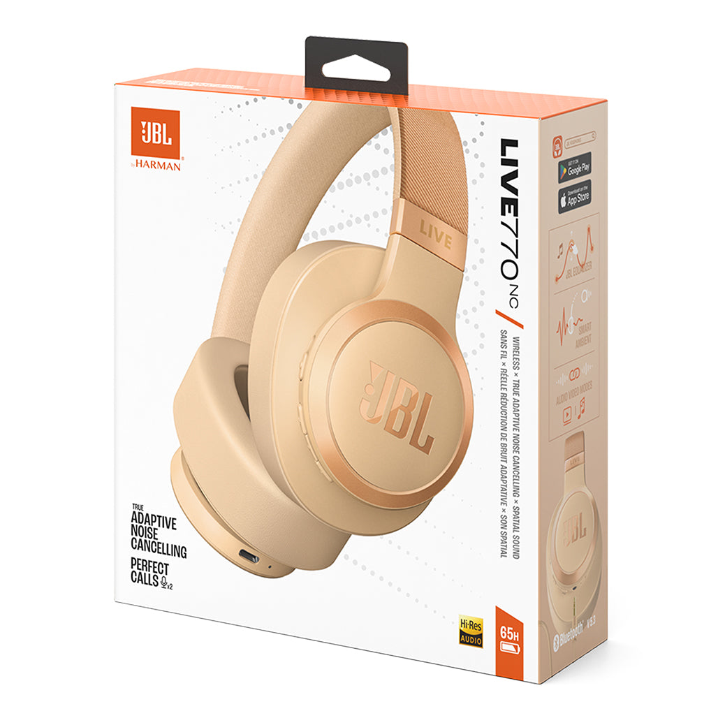 A Photo Of JBL Live 770NC Wireless Over-Ear Headphones with True Adaptive Noise Cancellation