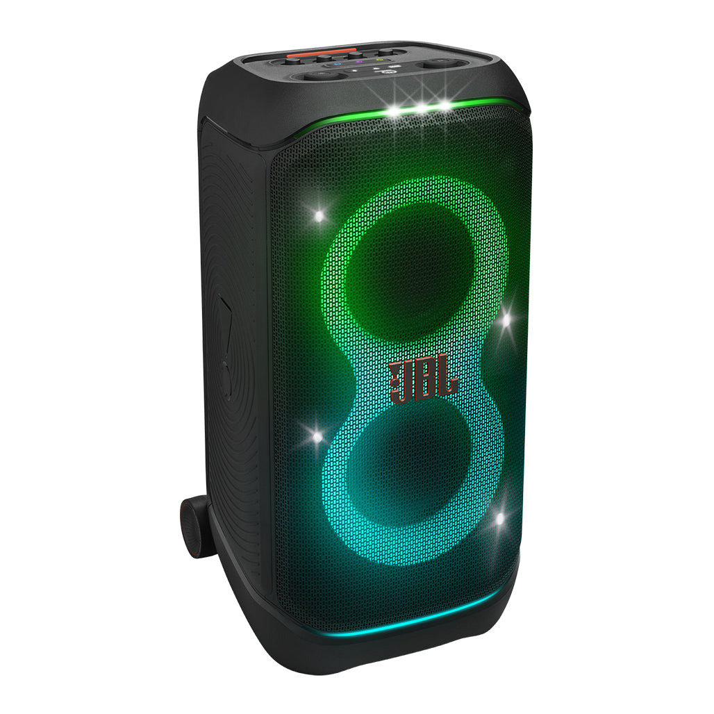 A Photo Of JBL PartyBox Stage 320 - Portable Bluetooth Party Speaker with Wheels and Lightshow