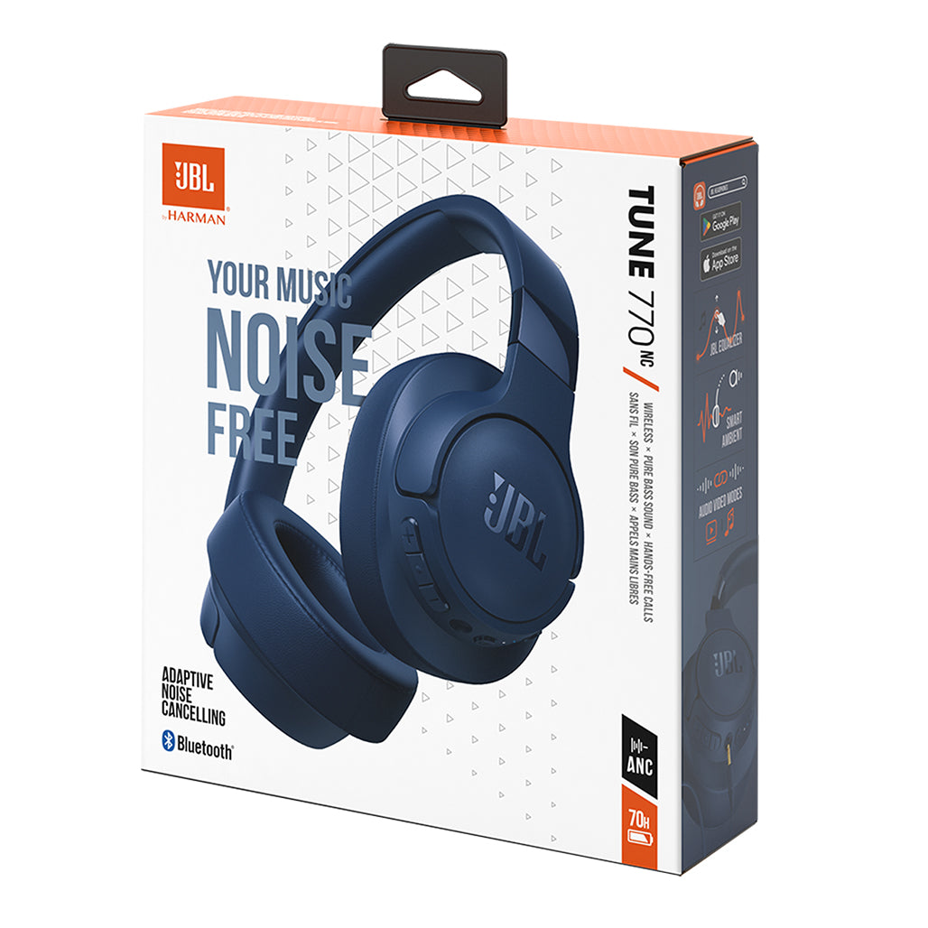 A Photo Of JBL Tune 770NC Wireless Headphones - Adaptive Noise Cancelling, Pure Bass Sound, and Long Battery Life