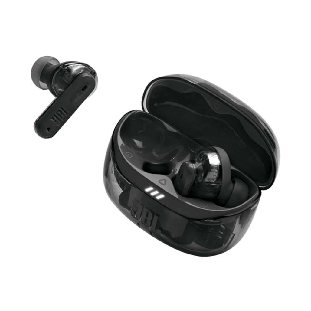 A Photo Of JBL Tune Beam 2 Ghost Edition - True Wireless Earbuds with Adaptive Noise Cancelling and JBL Pure Bass Sound