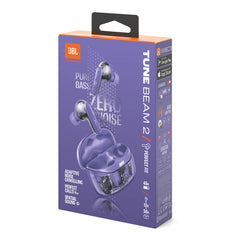 A Photo Of JBL Tune Beam 2 Ghost Edition - True Wireless Earbuds with Adaptive Noise Cancelling and JBL Pure Bass Sound