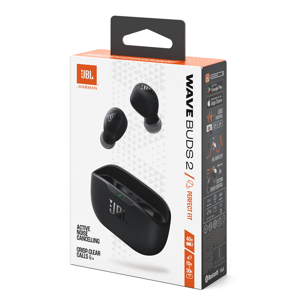 A Photo Of JBL Wave Buds 2 - True Wireless Earbuds – Pure Bass Sound, Active Noise Cancelling, Smart Ambient & 40-Hour Battery Life