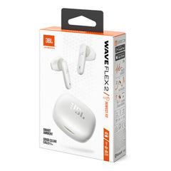 A Photo Of JBL Wave Flex 2 True Wireless Earbuds - Pure Bass Sound, 40H Battery, Smart Ambient, 4-Mic System