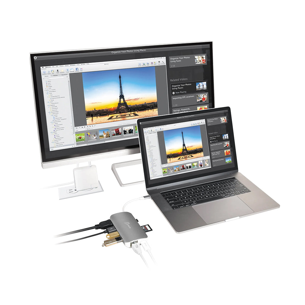 J5 Create USB-C Multi Adapter 9 Functions in 1 JCD383, 33002871259388, Available at 961Souq