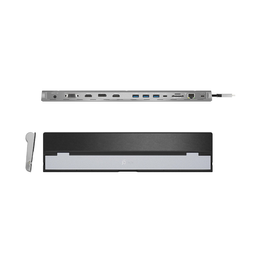 J5Create USB-C Triple Display Docking Station JCD543, 33003022647548, Available at 961Souq