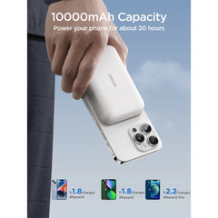 A Photo Of Joyroom JR-W020 - 10000mAh Wireless Magnetic Power Bank with 20W Fast Charging