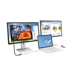 A Photo Of J5Create USB™ to HDMI™ Multi-Monitor Adapter JUA254 – Windows® and Mac® Compatible, 1080p HD Display, Plug-and-Play Support