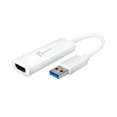 A Photo Of J5Create USB™ to HDMI™ Multi-Monitor Adapter JUA254 – Windows® and Mac® Compatible, 1080p HD Display, Plug-and-Play Support