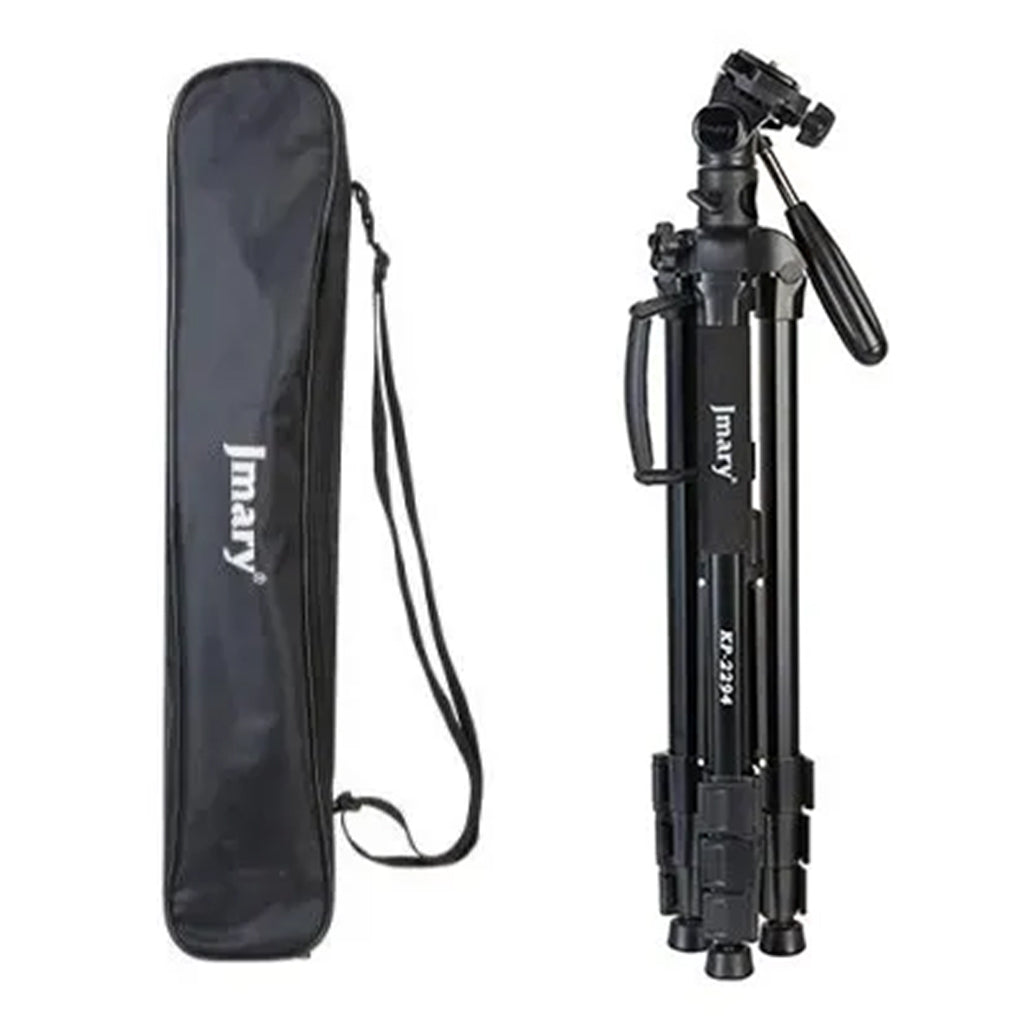 A Photo Of Jmary KP-2294 Professional Tripod with 1/4 UNC Screw, 3kg Load Capacity, and 179cm Maximum Height