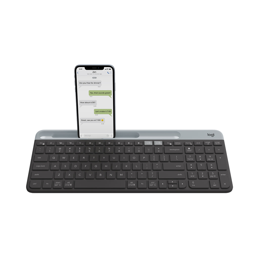 A Photo Of Logitech K580 Wireless Multi-Device Keyboard - Chrome OS Edition