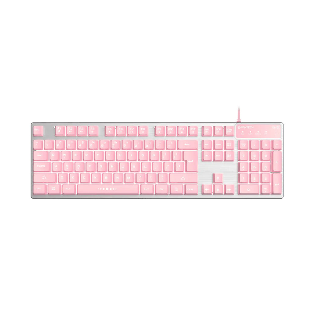 A Photo Of Fantech K613L Fighter II Sakura Edition - Pink Tournament Gaming Keyboard