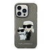 A Small Photo Of Karl Lagerfeld - IML Glitter NFT Karl & Choupette Hard Case - For iPhone 15 Pro's Color Variant