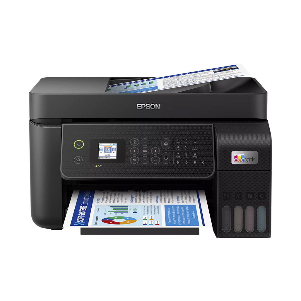 A Photo Of Epson EcoTank L5290 A4 Wi-Fi All-in-One Ink Tank Printer with ADF | High Efficiency, Low-Cost Printing Solution