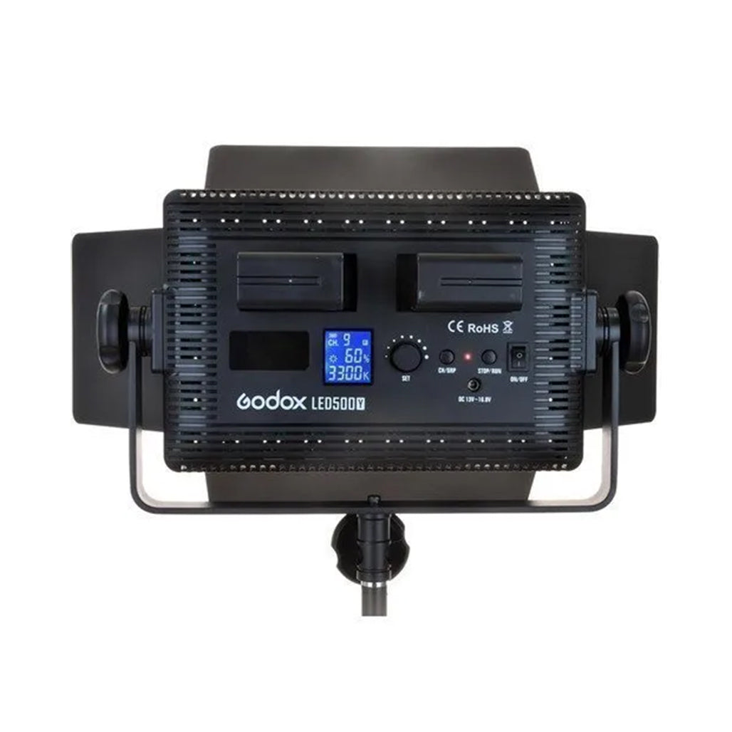 A Photo Of Godox LED500 Bi-Color LED Video Light – Adjustable 3300K-5600K Professional Studio Lighting