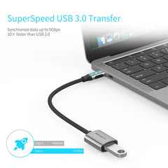 Lention C6 USB-C to USB 3.0 Adapter, Type C Male to USB A Female