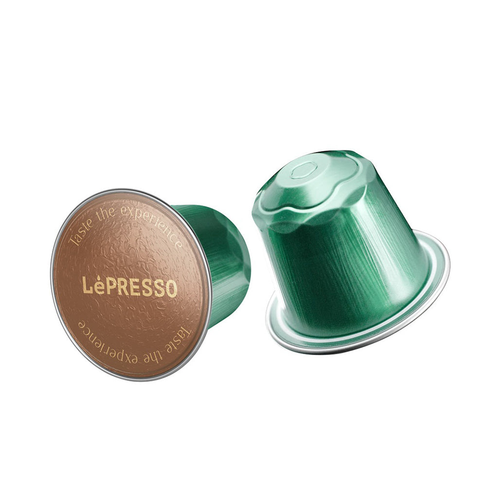 A Photo Of LePresso Brazil Single Origin Arabica Coffee Capsules - 10pc, 100% Brazilian Arabica, Intensity 8