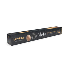 A Photo Of LePresso Colombia Single Origin Arabica Coffee Capsules - 10pc Pack, 100% Colombian Arabica, Intensity 8