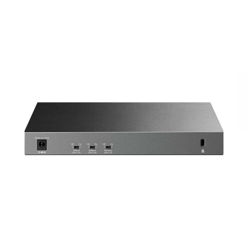 A Photo Of TP-Link LS1210GP 10-Port Gigabit Desktop Switch with 8-Port PoE+ | High-Capacity, Silent Operation