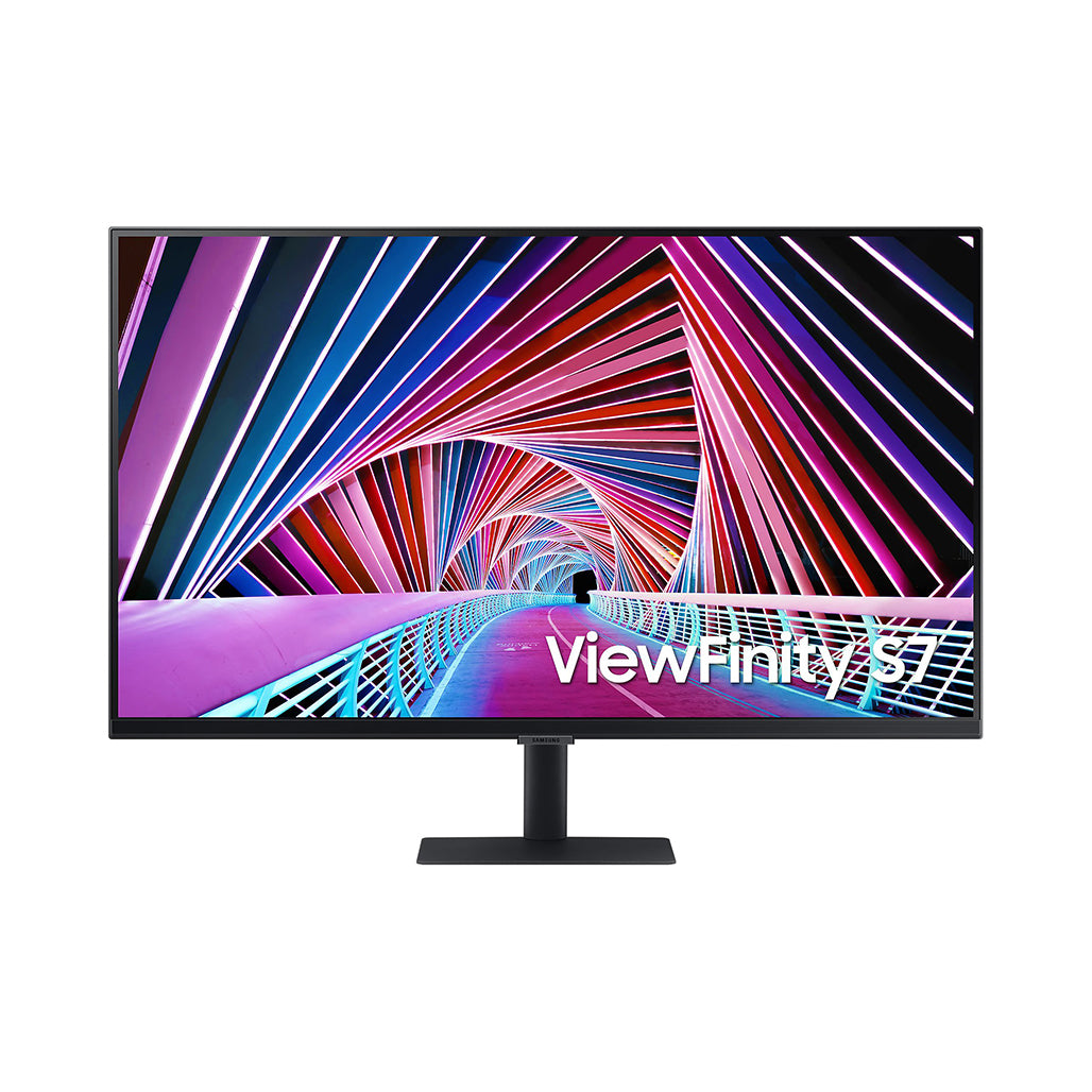 A Photo Of Samsung S7 32-Inch UHD Monitor with Intelligent Eye Care | LS32A700NWMXZN