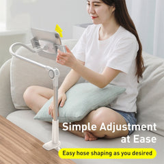 A Photo Of Baseus Otaku Life Rotary Adjustment Lazy Holder Pro for Phone & iPad - Silver