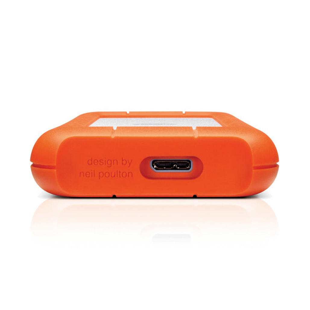 A Photo Of LaCie 2TB Rugged Mini USB 3.0 External Hard Drive - Durable and High-Speed Storage Solution