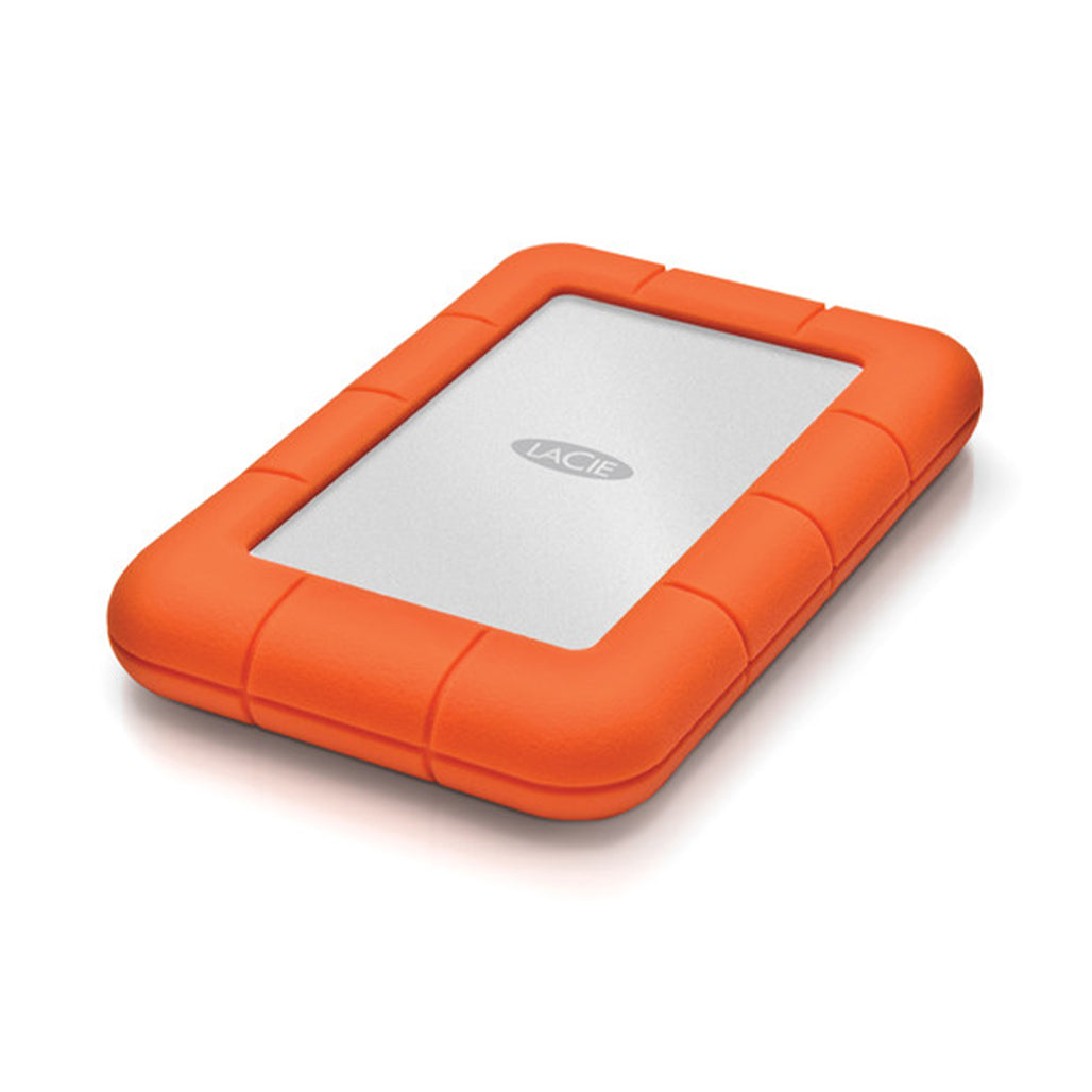 A Photo Of LaCie 2TB Rugged Mini USB 3.0 External Hard Drive - Durable and High-Speed Storage Solution