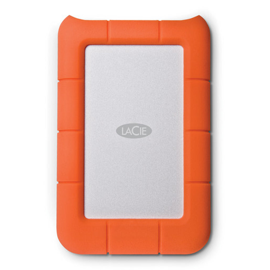 A Photo Of LaCie 5TB Rugged Mini USB 3.0 External Hard Drive - High-Capacity and Durable Storage Solution