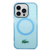 A Small Photo Of Lacoste MagSafe Transparent Case for iPhone 15 Pro - Blue's Color Variant