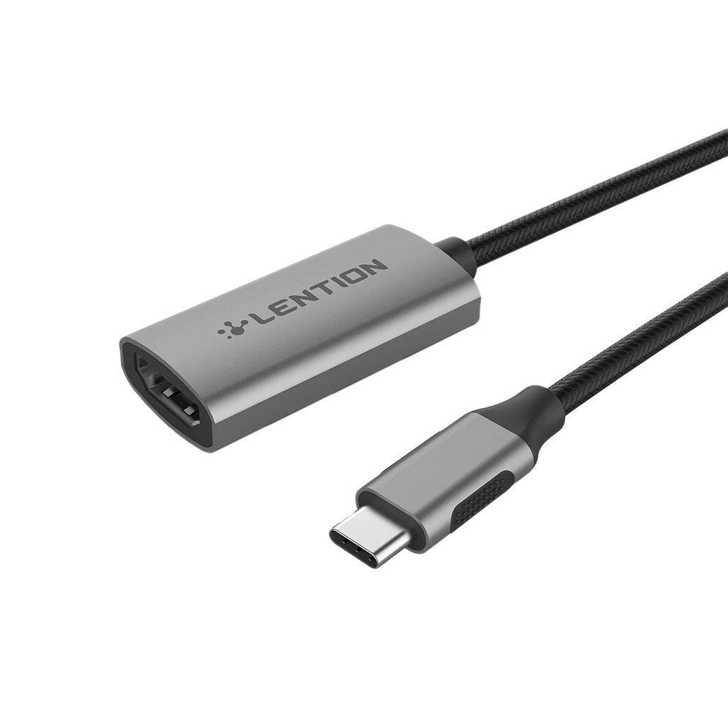 A Photo Of Lention USB-C to HDMI Adapter (CB-CU607H) | 4K@60Hz, Audio & Video Transfer, Compatible with MacBook Pro, iPad Pro