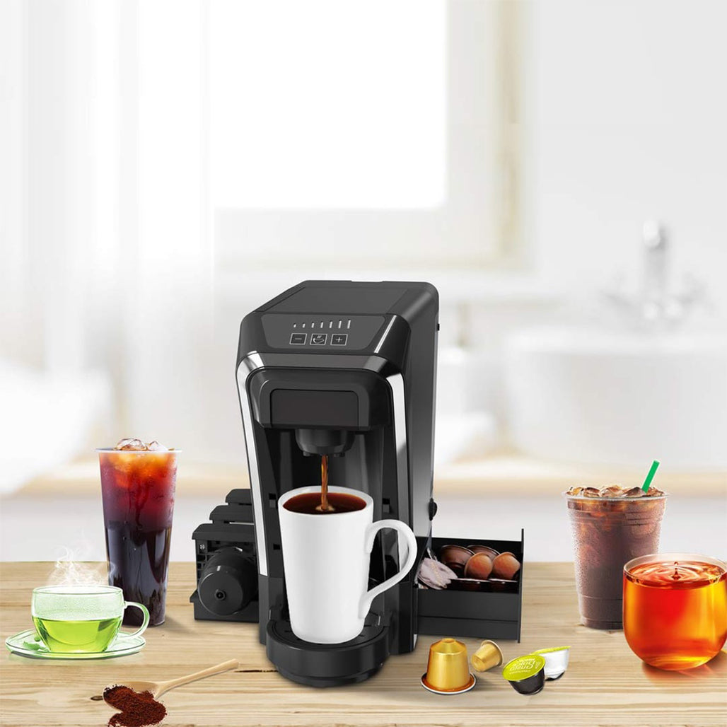 A Photo Of LePresso Multifunctional Capsule Coffee Machine - Black | LPMFCMSBK