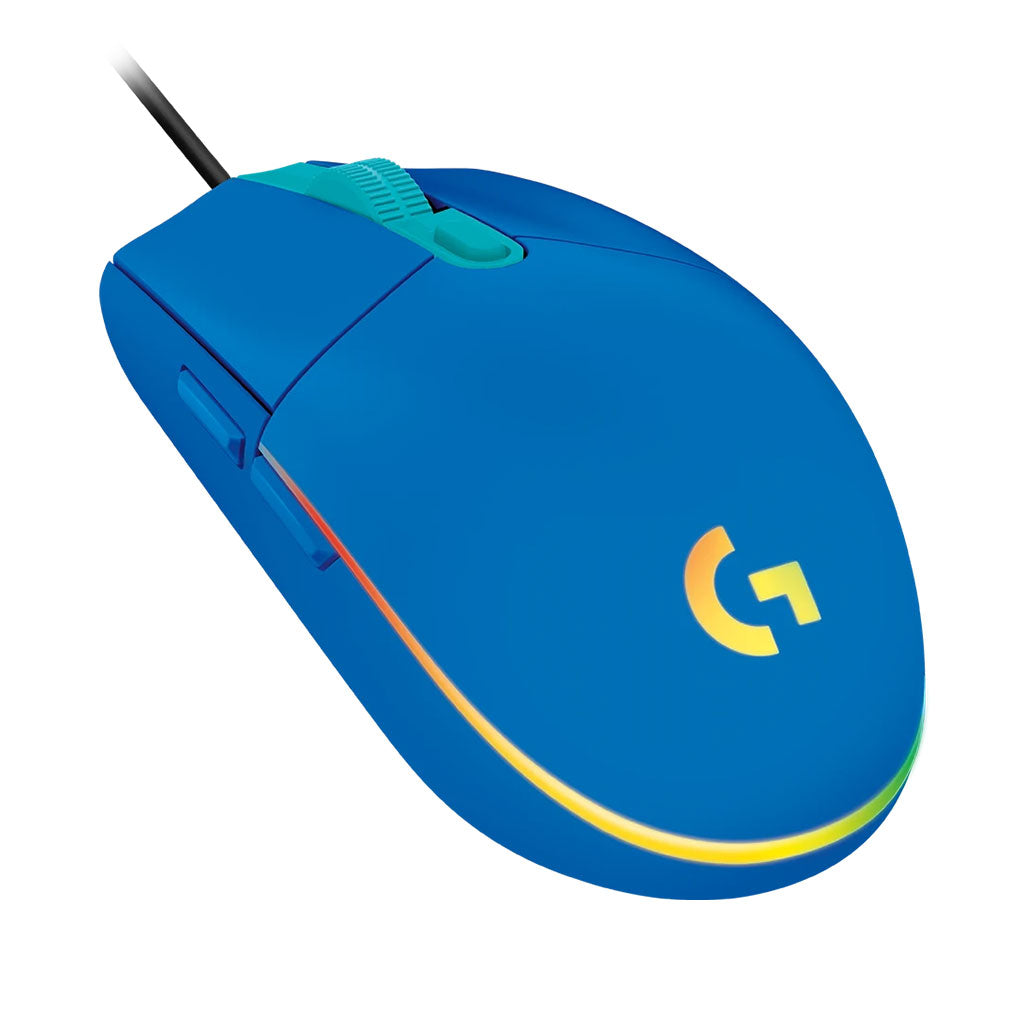 A Photo Of Logitech G203 LIGHTSYNC RGB Wired Gaming Mouse - Customizable Lighting and Gaming-Grade Sensor