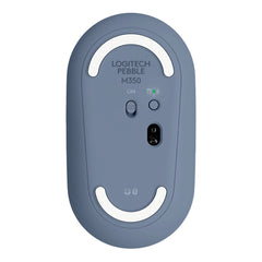 Logitech 910-006753 Pebble M350 Portable Wireless Mouse - Blueberry