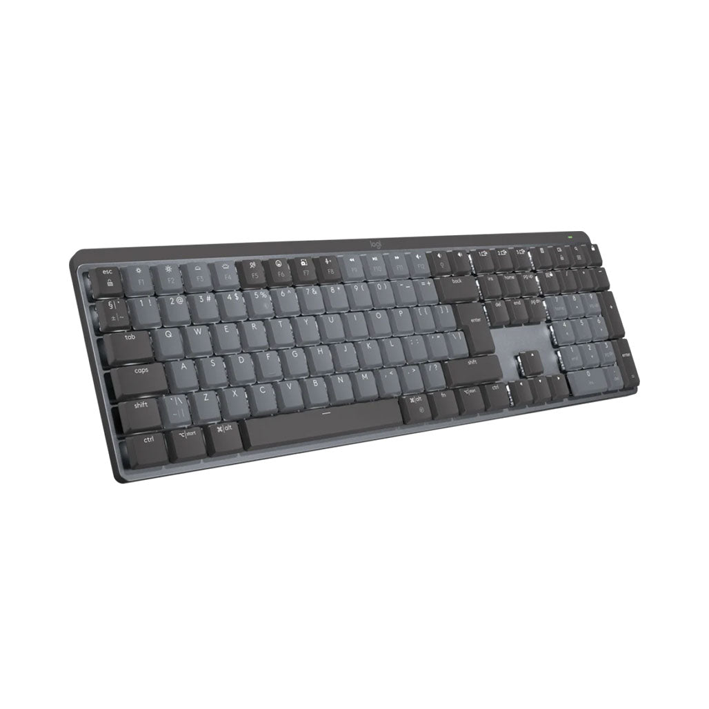 A Photo Of Logitech 920-010757 MX Mechanical - Wireless Keyboard - Tactile Quiet Low-Profile Mechanical Keyboard with Smart Illumination