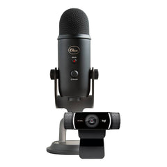 A Photo Of Logitech Pro Streamer Pack with Blue Yeti USB Microphone & C922 Pro HD Webcam - Studio-Quality Audio and HD Video for Streaming and Content Creation