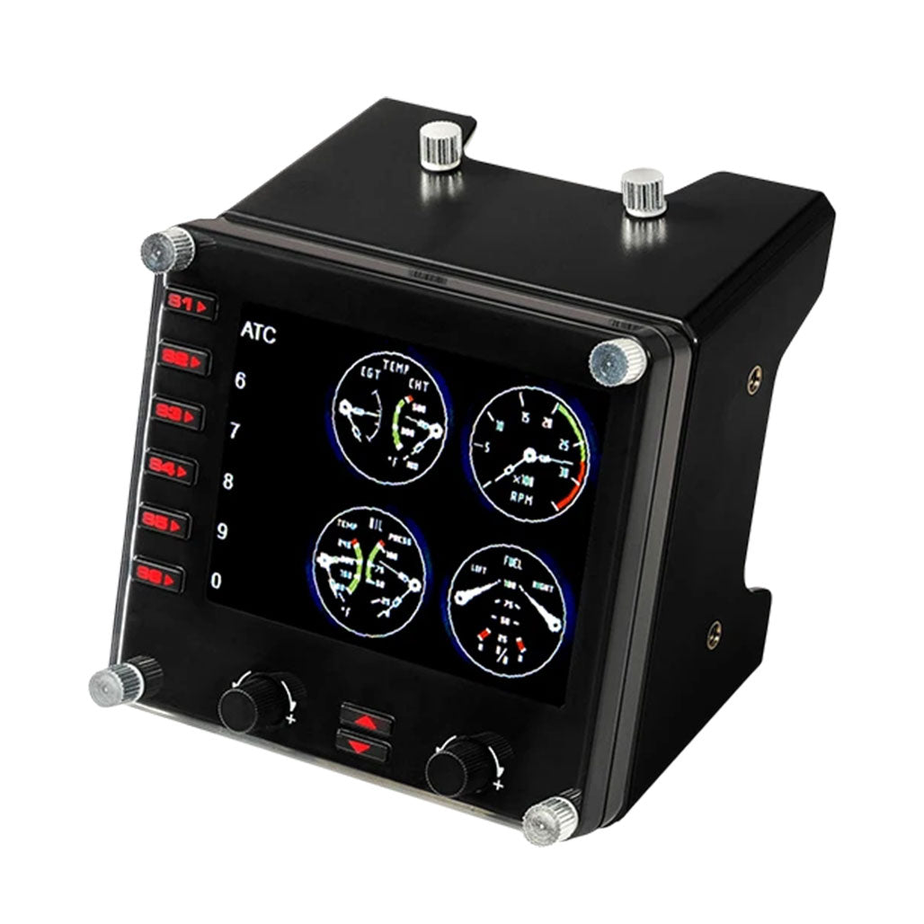 A Photo Of Logitech 945-000008 Flight Instrument Panel - Enhance Your Flight Simulation Experience