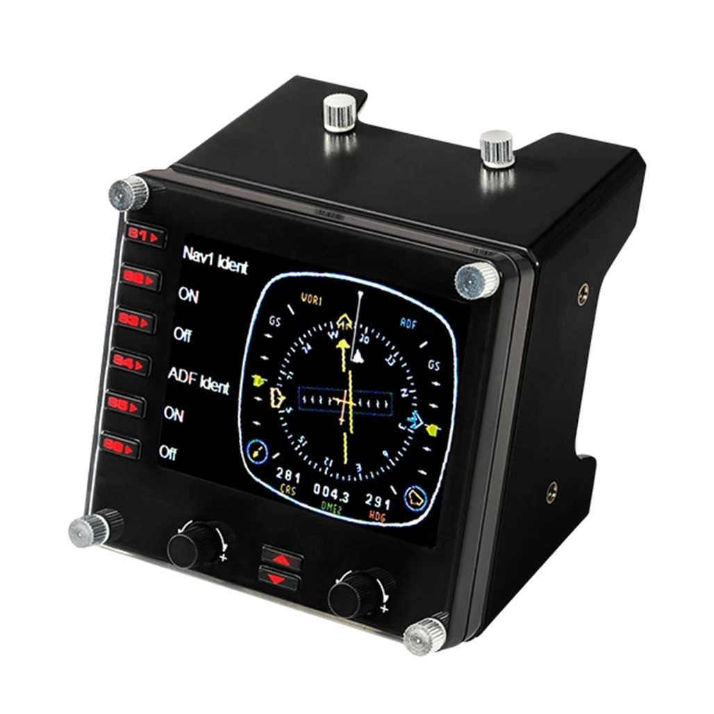 A Photo Of Logitech 945-000008 Flight Instrument Panel - Enhance Your Flight Simulation Experience